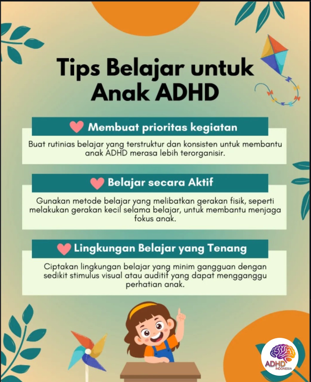 Strategi Belajar yang Cocok untuk Anak ADHD di Kabupaten Pegunungan Arfak